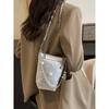 Trendy Chain Mini Crossbody Bag Women Fashion Colourful Diamond Pearl Phone Bag Lady Lipstick Coin Purse