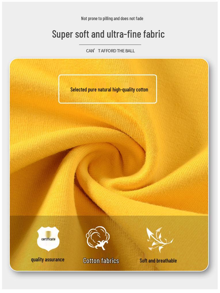 260G Kids Terry Cotton Round Neck Drop Shoulder Sweatshirt - Solid Color, Long Sleeve Pullover.