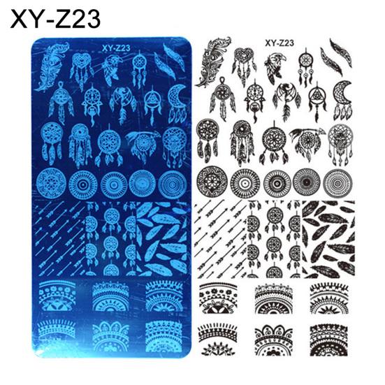 DIY vánoční styl nail art razítko šablona šablony razítka na manikúru