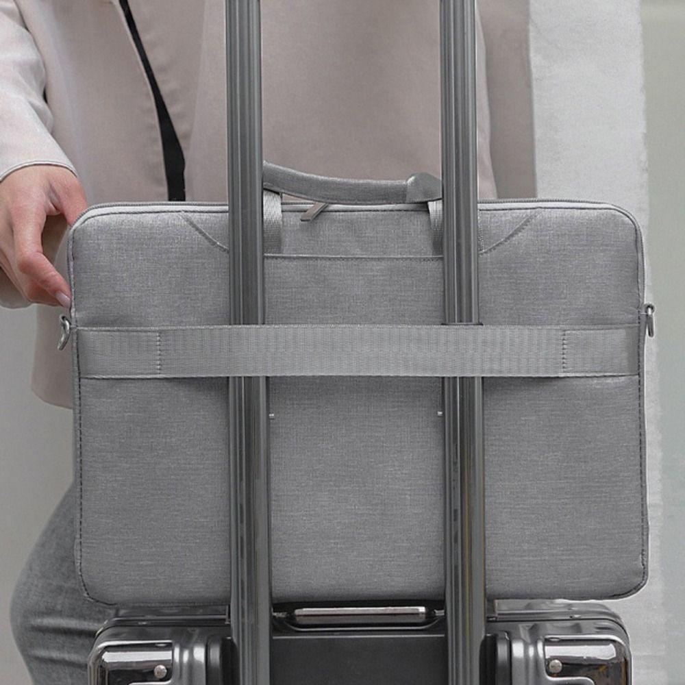 Ultradünne Laptoptasche mit Griff Stoßfeste Laptoptasche Hülle Große Kapazität Wasserdichte Tablet-Tragetasche Täglicher Gebrauch