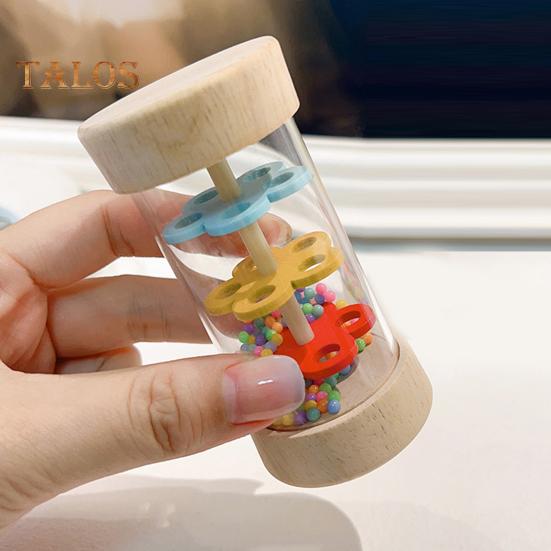 Kids Rain Stick Toy Babies Rainfall Rattle Tube Toddlers Educational Beaded Raindrops Rainstick Shaker Sensory Developmental Auditory Musical