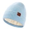 Aozhe Wool Hat for Women In Autumn and Winter Korean Style Fashion and Versatile Warm and Loose Knitted Hat Showing Small Face