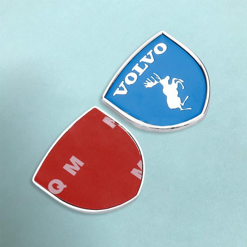 3.8x3.8cm Car Badge Sticker Body Trunk Decoration Decal Modification Accessories For Volvo XC60 S60 V40 V60 S90 XC90 C30C70 EX90 HQ8