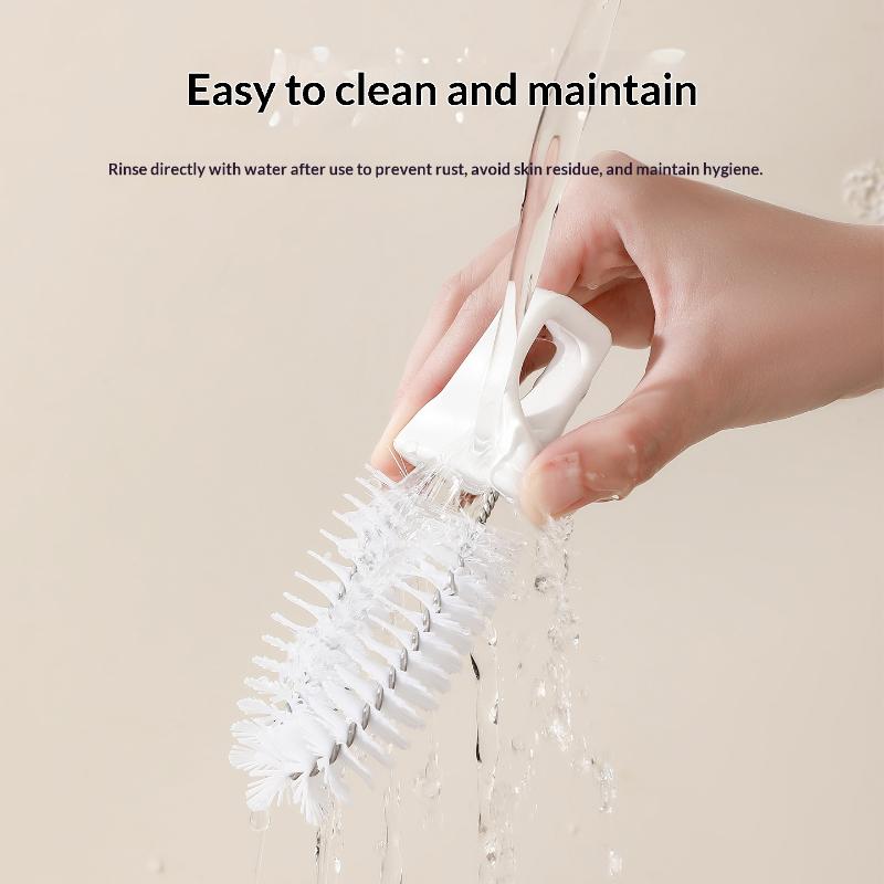 

Foot Brush Portable Ergonomic Handle Toenail Tool Toe Gap Cleaning Brush For Bathing Pedicure Travel Salon Daily Hygiene Hotel ONESIZE