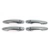 Silver ABS Exterior Door Handle Cover Sticker Set for Tacoma
