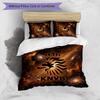 Netherlands Football Printed Bedding 3 Piece Set Cozy Breathable Bed Cover Set as Housewarming Holiday Gift