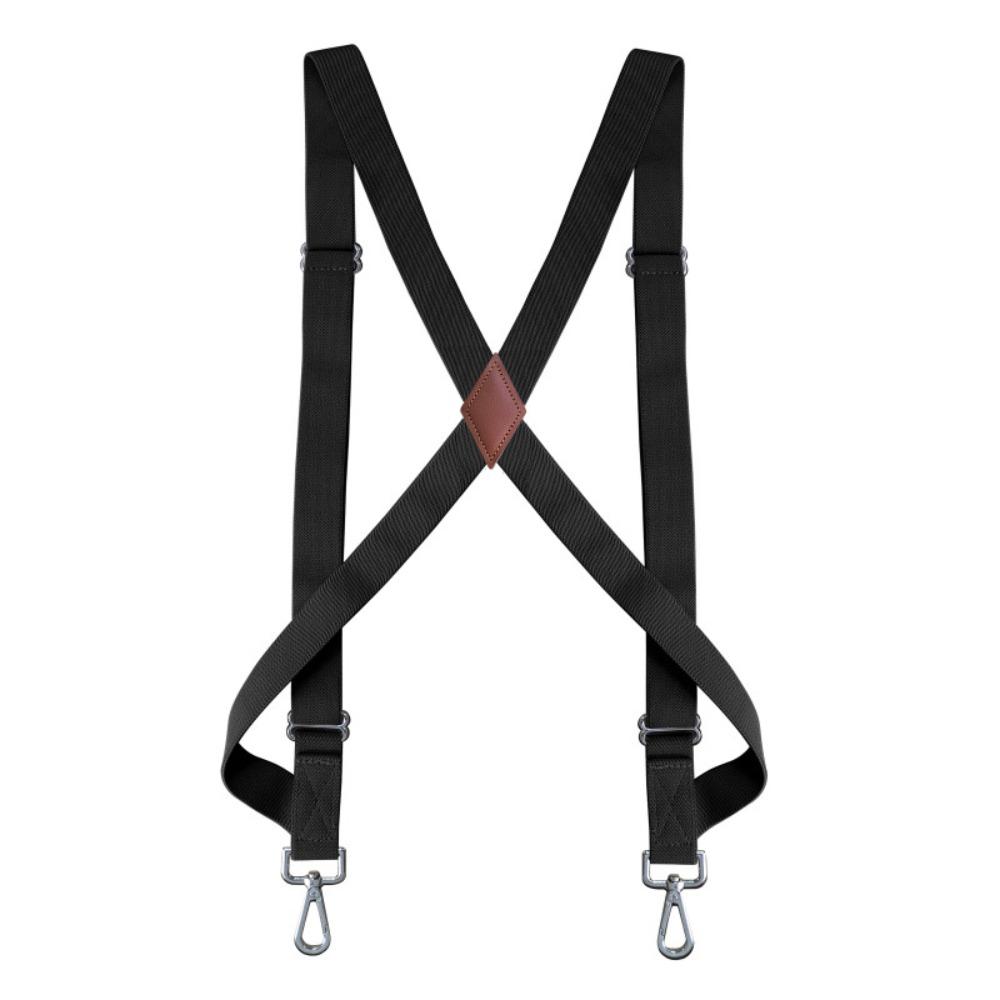 Retro Suspenders for Men British Style Suspender Clip Simple Leather Suspenders  Suit