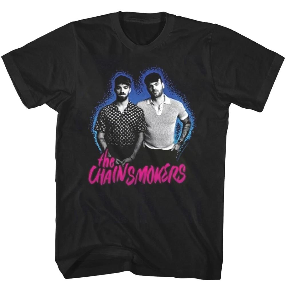 Vintage The Chainsmokers Music Band Members Black S-5XL Shirt Unisex T-Shirt XL