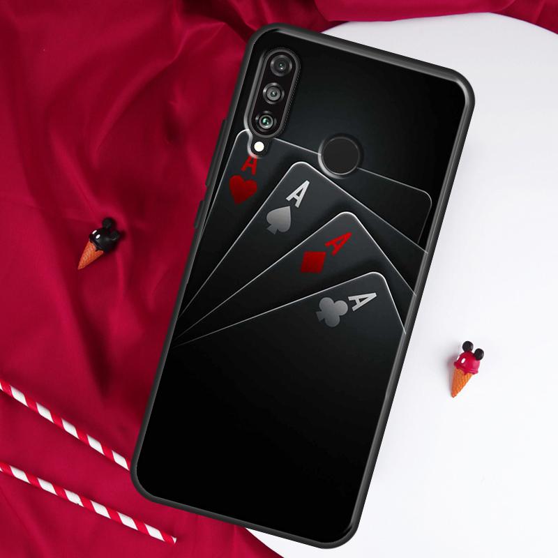 Mystery Poker Card For Huawei Nova 12i 11i 8i 12s 9 10 SE Y90 Y60 Y70 Y72 Y61 Y91 P20 P40 P30 Lite P60 Pro Case
