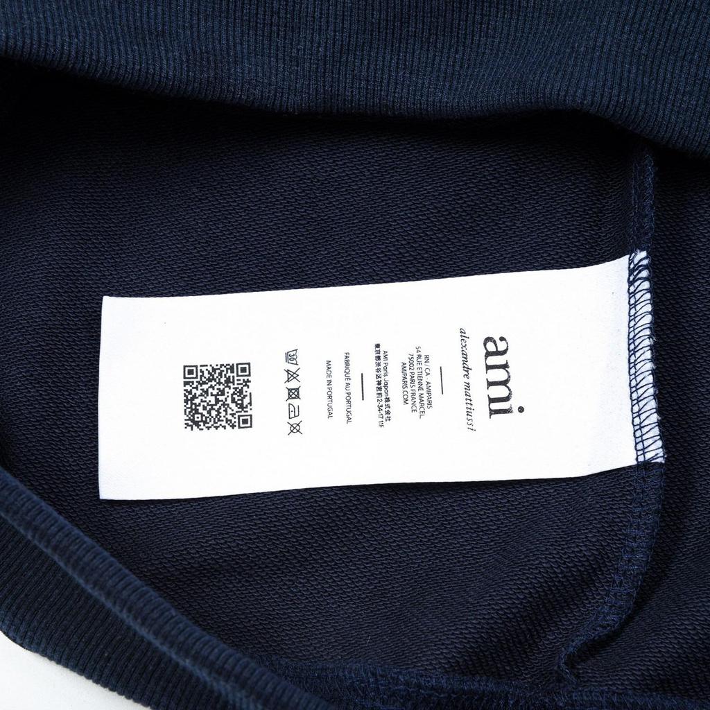 669 AMI Men's Autumn and Winter New Embroidered Zipper Hoodie