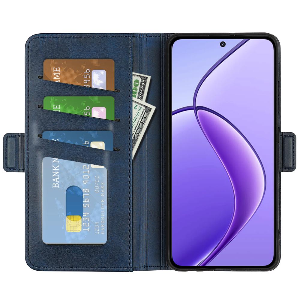 For Realme 12 5G Case Wallet Flip Folio Leather Cell Phone Cover Dual Magnetic Clasp