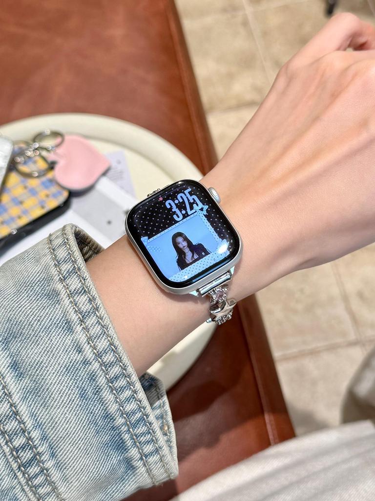 Zircon Chain Metal Strap for Apple Watch 11th Gen & UltraSE