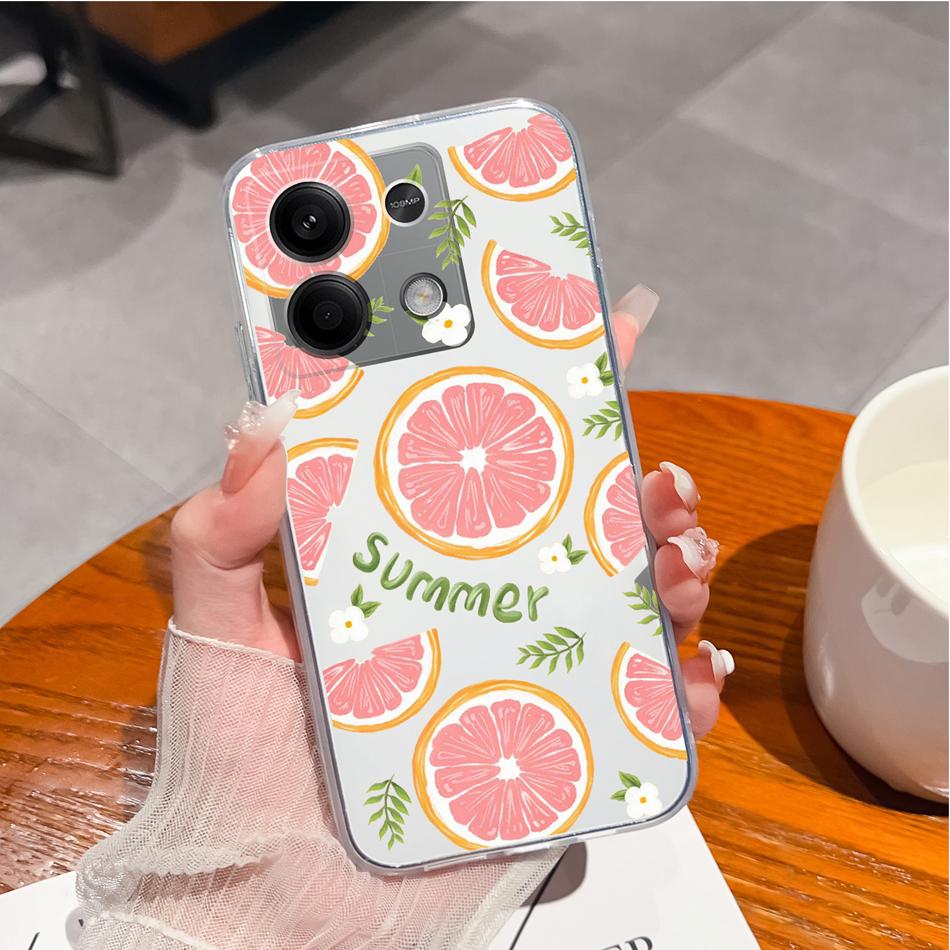 For Redmi Note 13 Pro Plus Phone Case Creative Fun Soft Slim Silicone Transparent Anti Drop Back Cover For Redmi Note13 13Pro+
