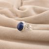 Natural Lapis Lazuli Gemstone 925 Sterling Silver Designer Ring For Women  Handmade Jewelry RR-80-26