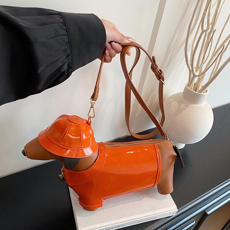 Kreative Hunde-Umhängetasche - Eine einzigartige Tasche für gelegentliche Reisen oder den täglichen Weg zur Arbeit, perfekt zum Cross-Body-Tragen