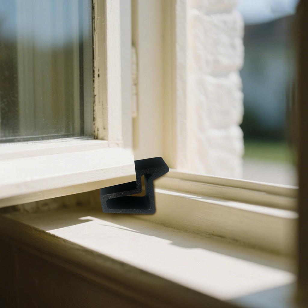 Window And Balcony Door Stops With Track Locks, Balcony Safety Door Stops, Window Door Stops, Sliding Glass Door And Window Anti-collision Wedges