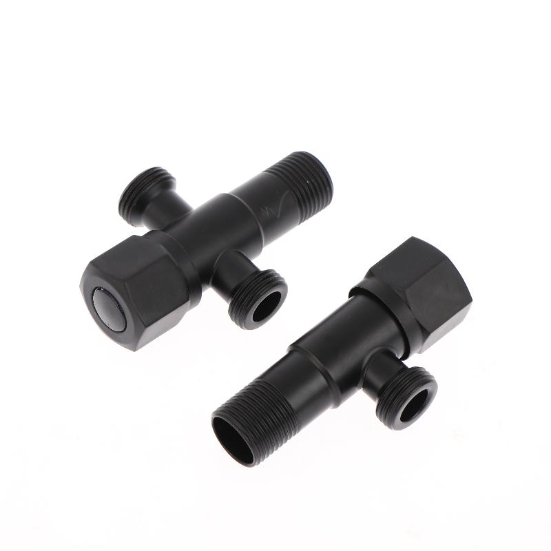 Stainless Steel Bathroom Quick Opening Triangle Valve Accessories 2 Way Angle Valve Bath Bidet Sprayer Toilet Shower Head Parts