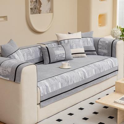 Luxuriöses Sofakissen für Wohnzimmer, Chenille, rutschfest, universell einsetzbar, Sofatuch, Couchbezug, Ecksofa, Sitzpolster, Schutzbezüge
