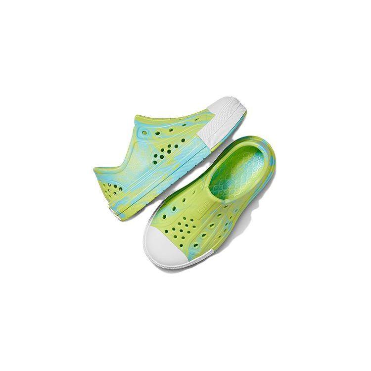 Converse נעלי סניקרס לילדים צ'אק טיילור אול סטאר פליי לייט CX נמוכות PS טריפל ציאן סליים ירוק סליים-לבן בהיר A07420C