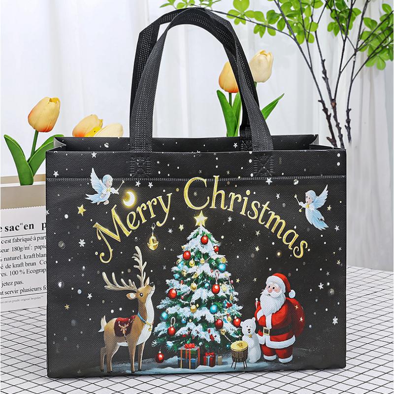 Pungi Cadou de Crăciun Decorațiune Petrecere de Crăciun Mărturii pentru Copii 2025 Crăciun Moș Crăciun Pungi de Mână Navidad Natal Cadou Anul Nou 2026