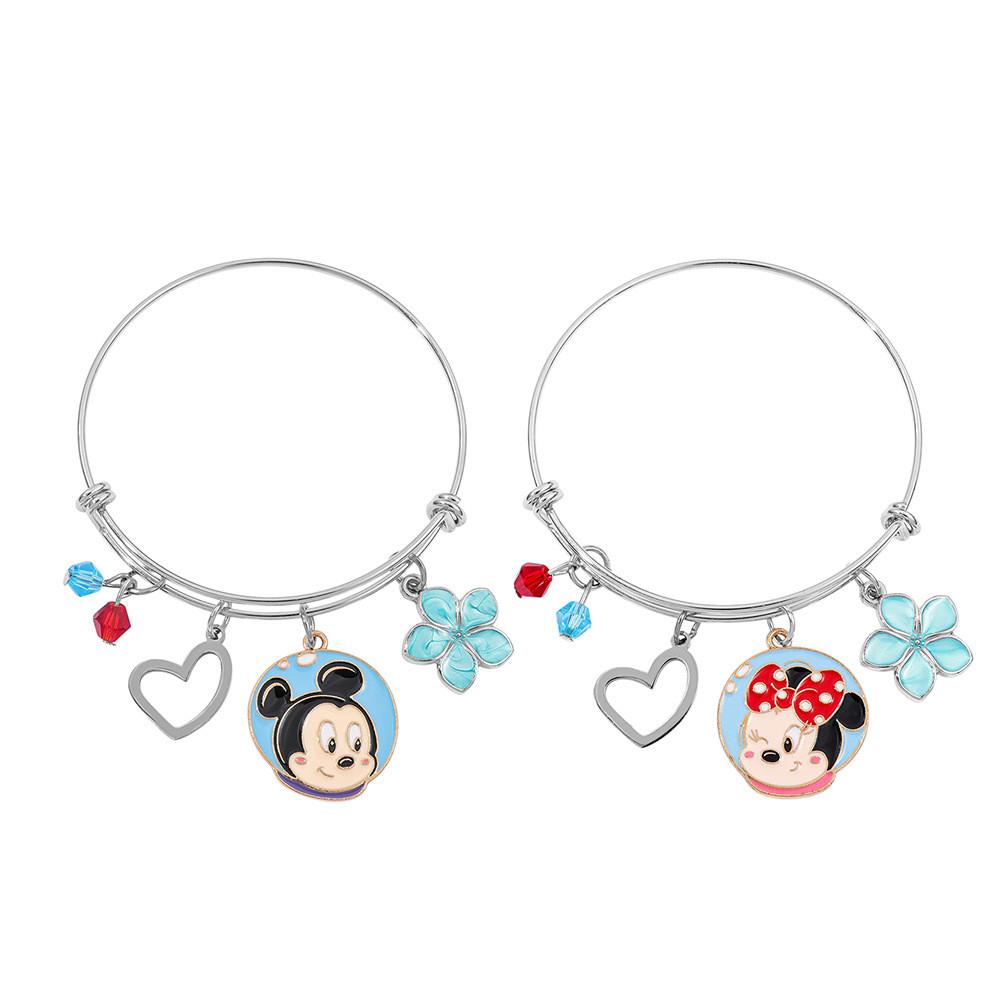 Mickey Mouse Cartoon Hand Chain Alloy Pendant Jewelry For Men Women Gift