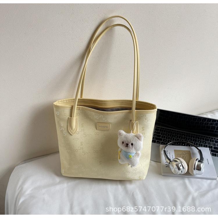 2025 New Large-capacity High-fashion Versatile Handbag Shoulder Bag Casual Trend Student Commuting Tote Bag for Women