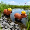 3D Printed Capybara Multi-jointed Action Figure Cute Animal for  Home Decoration Accessories Desk Figurines