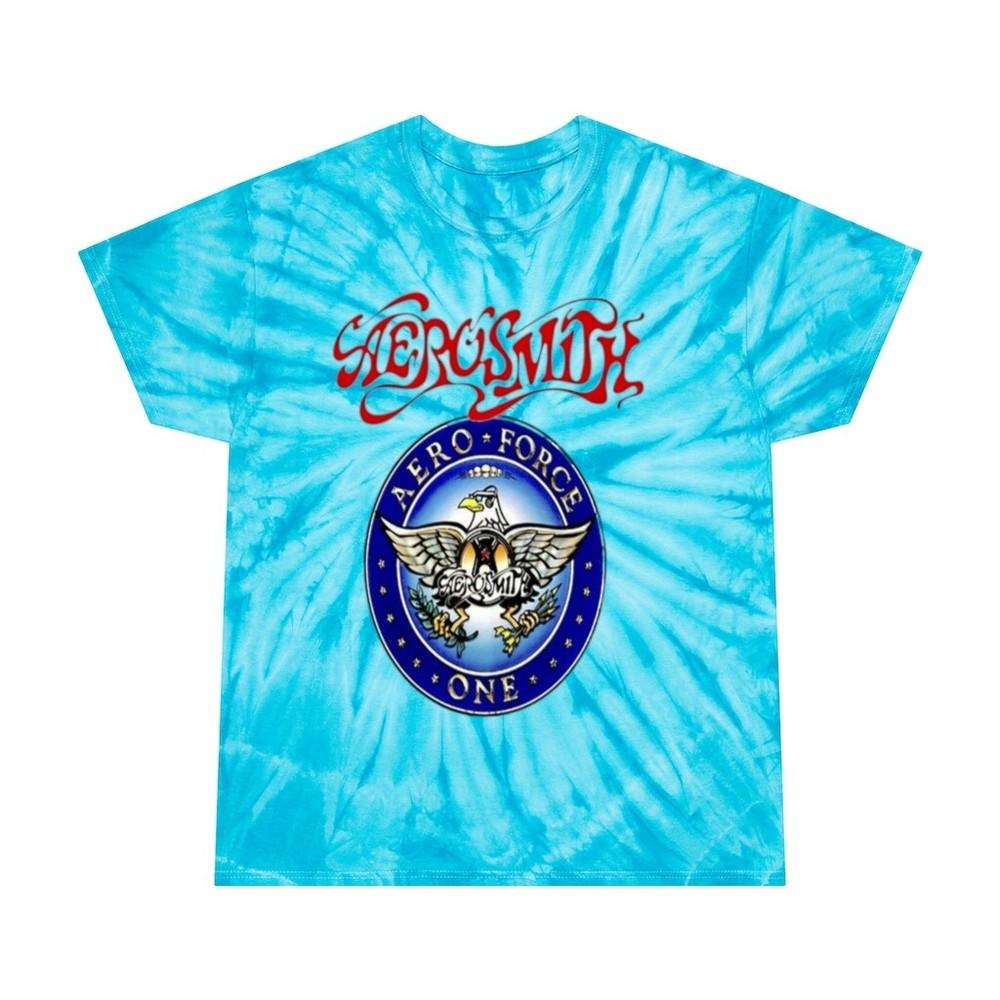 

Tie-Dye Tee, Aerosmith Logo T Shirt L