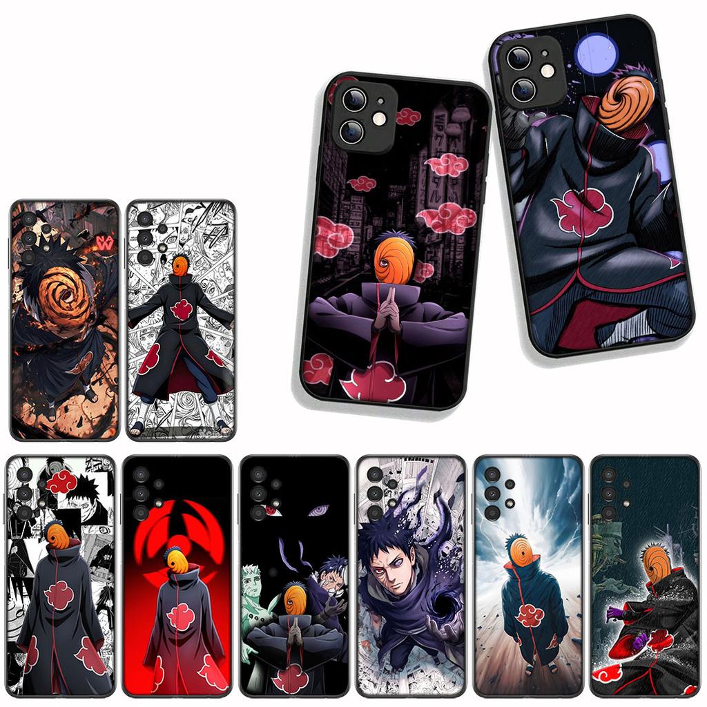 for Motorola Moto G54 G05 G24 G55 G75 G85 G15 G57 G86 Power Edge 50 30 Ultra Fusion neo Pro Case Narutos Tobi Uchiha Obito Anime