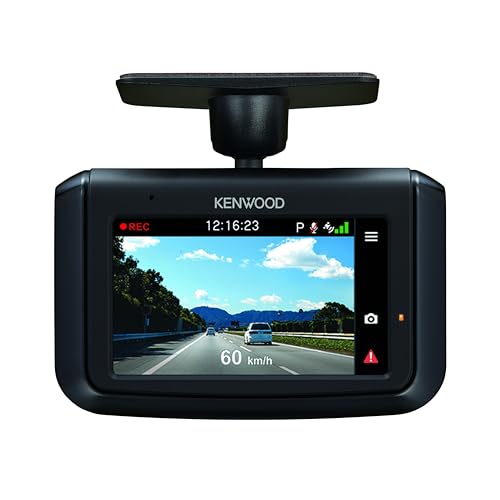 

Kenwood DRV-R30S Видеорегистратор с фронтальной съемкой, Сделано в Японии, Оснащен HDR, Обеспечивает четкую запись, Днем или ночью