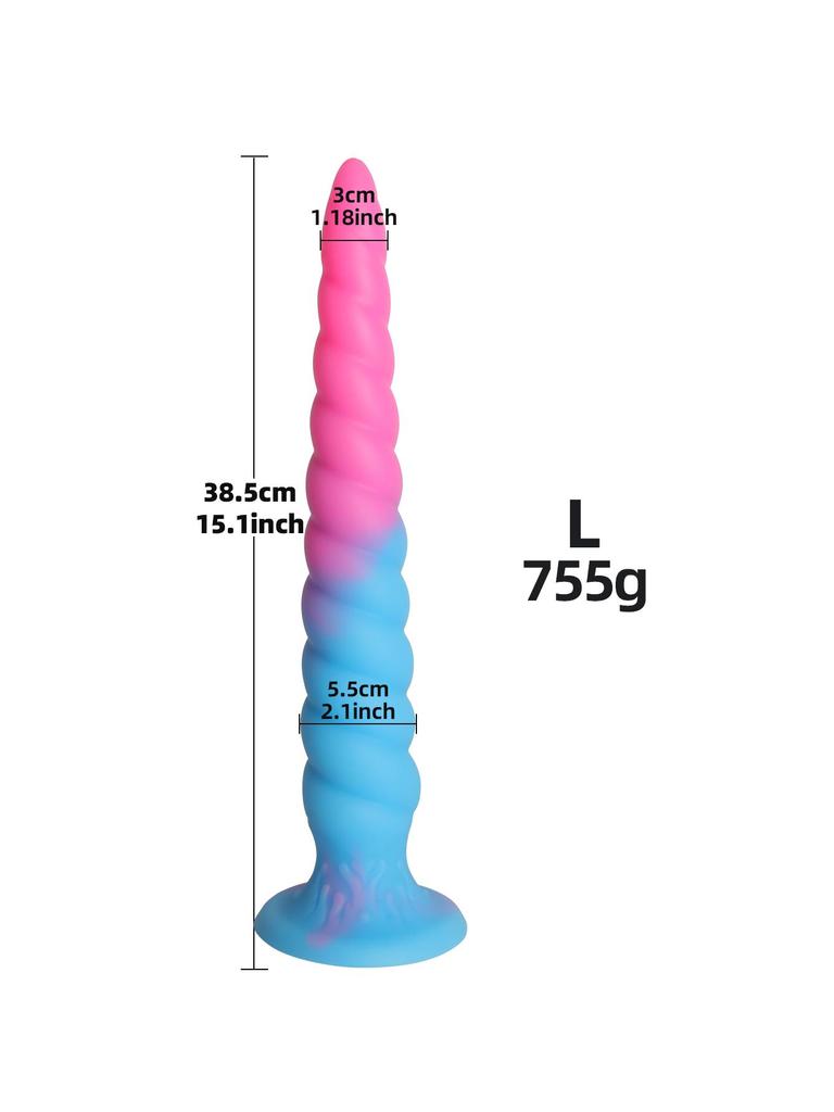 Super dlouhý svítící anální kolík anální dilatátor FairyKiss dámská hračka anální sexuální hračky pro dospělé barevné unisex S/M/L/XL