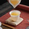 Ultra-thin Tire Plain-fired Suet Jade Porcelain Master Cup, Fragrant Cup, National Style Simple Ceramic High-end Single Cup
