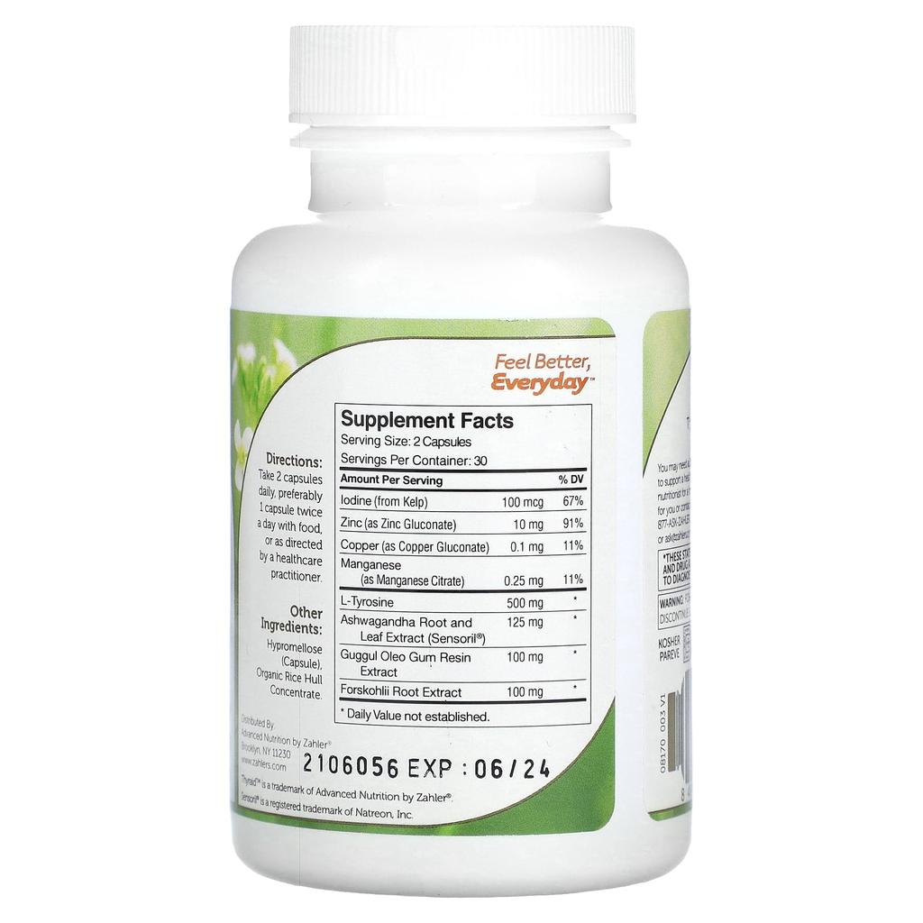 Thyraid, Thyroid Support Formula, 60 Capsules