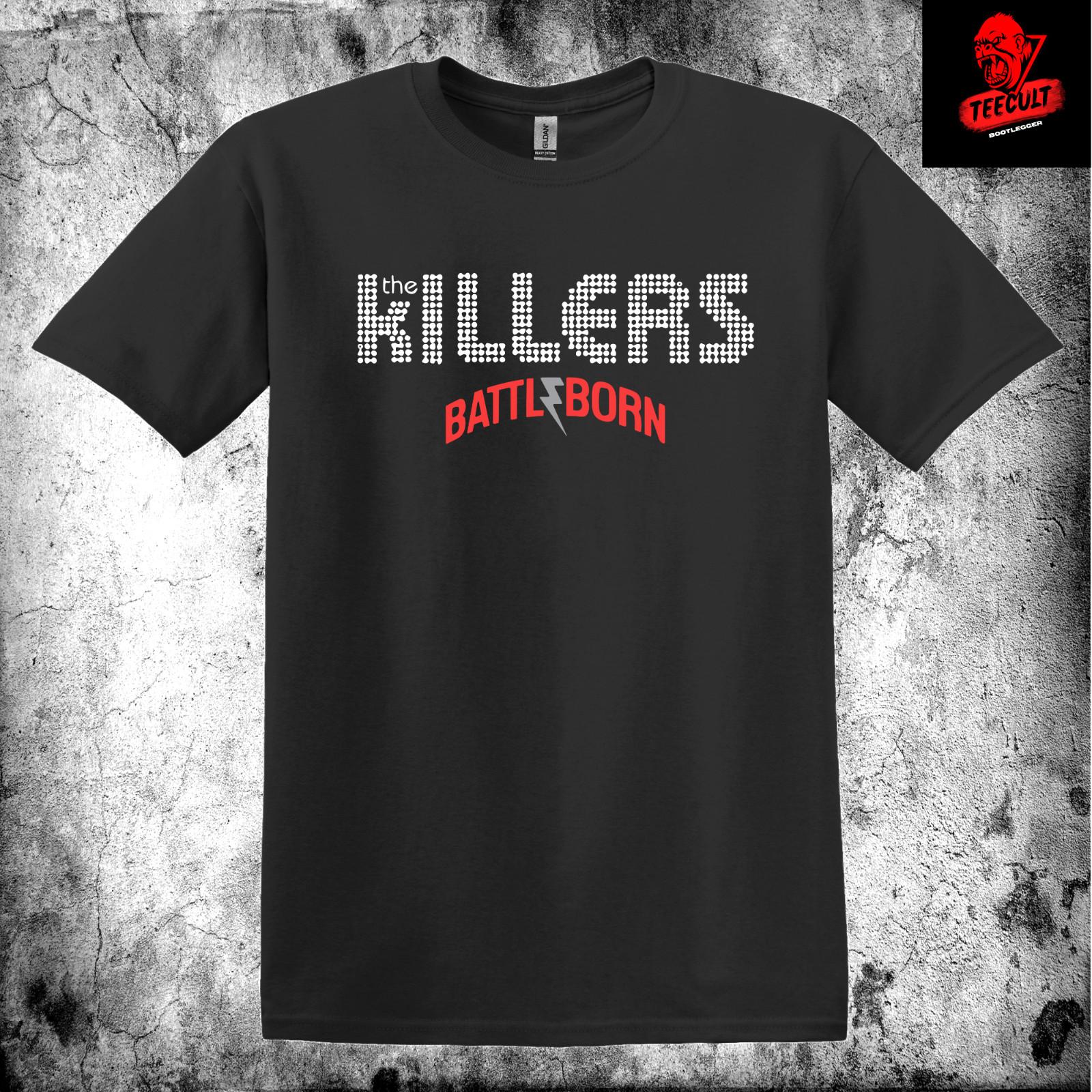 26 The Killers Battleborn Рок-группа Музыкальная футболка Унисекс Плотный хлопок Футболка S–3XL Унисекс Футболка M