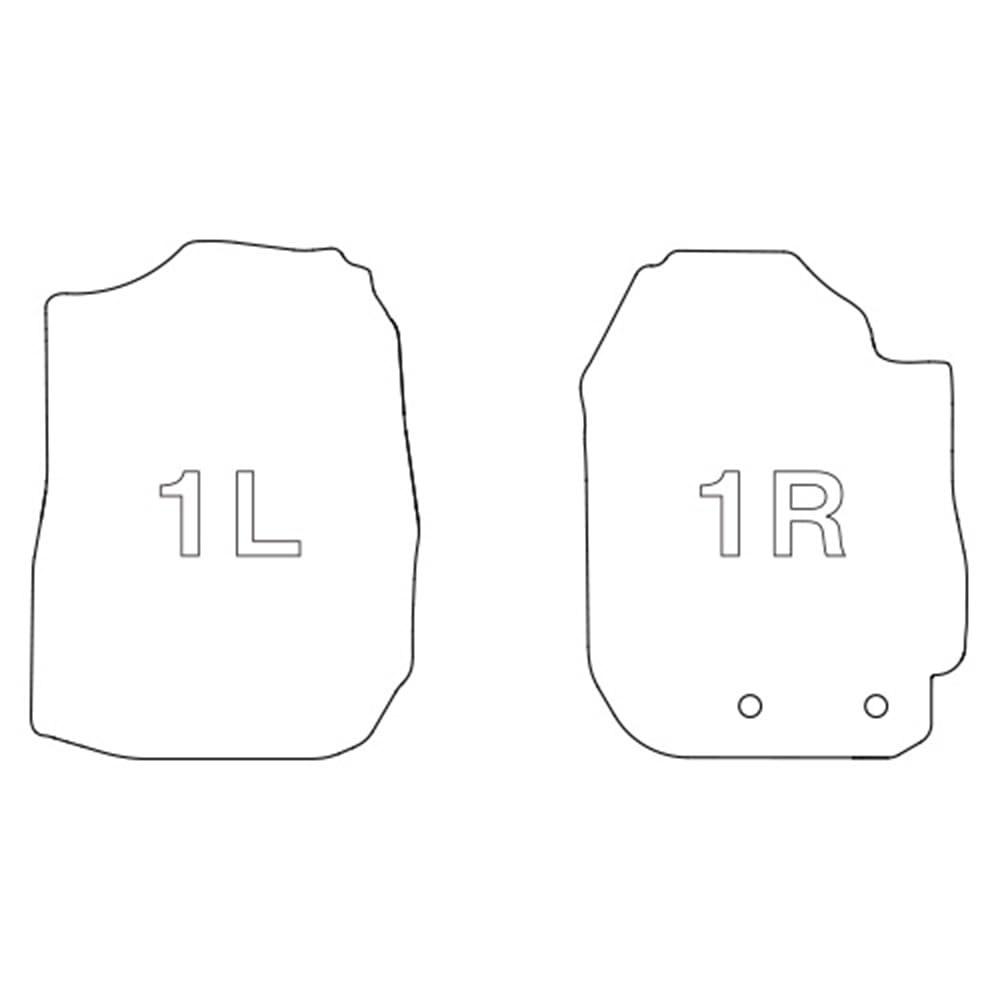 Clazzio Floor Mat, 3D Type, Front Only, Jimny JB64W / Jimny Sierra JB74W H30