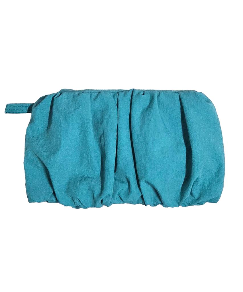 Whimsy Mind Windy Curtain Shirred Pleated Card Holder Turquoise