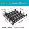 E-Type Automatic Beverage Shelf Organizer and Pusher for Supermarkets and Refrigerators