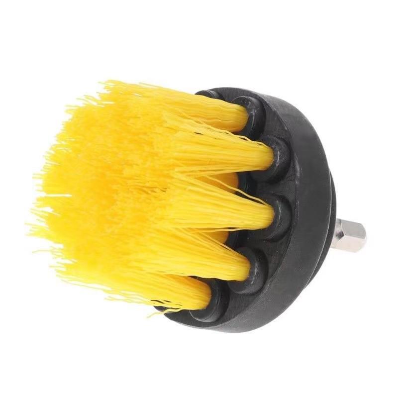 5-Piece Drill Brush Set for Tile, Grout, Car Wheels, and Home Cleaning
