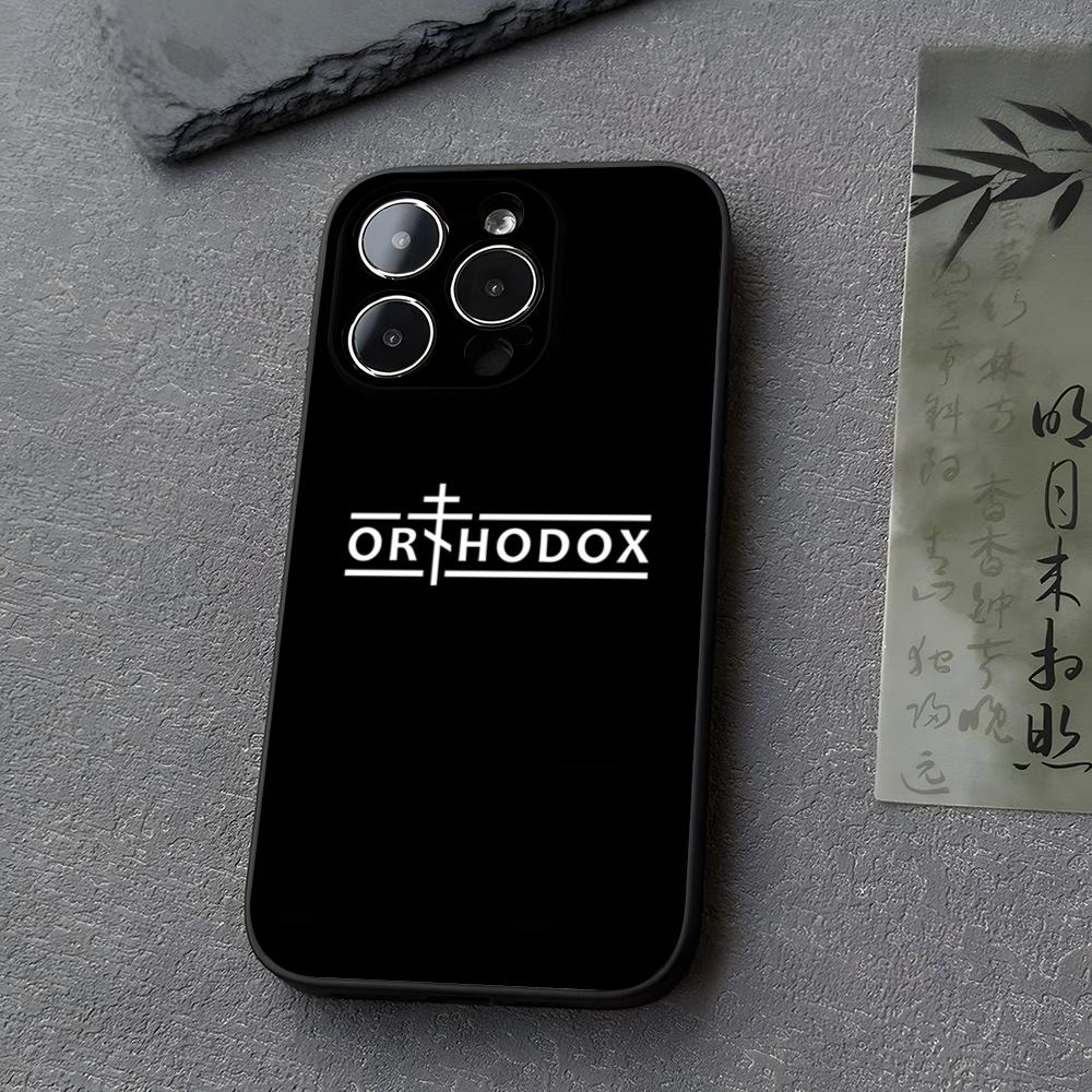 Orthodox Cross Icon Church Phone Case For Iphone 16 17 11 15 14 13ProMax 12 Pro Xs Max Mini Xr 8 6s Plus Funda Covers