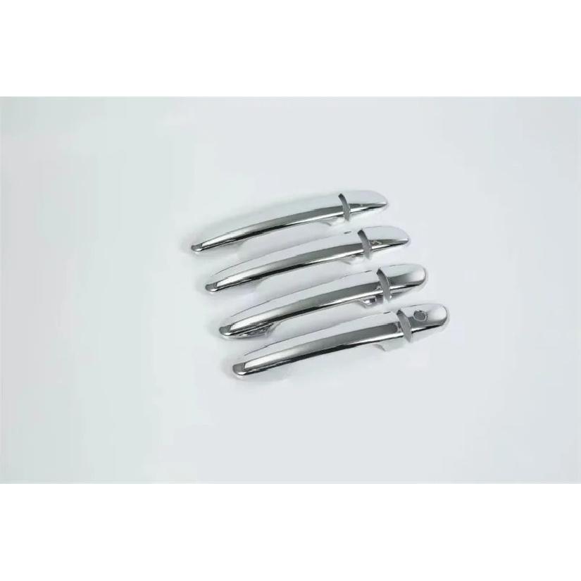 

For Mazda Biante 2008 2009 2010 2011 2012 2013 2014-2016 ABS Chrome Glossy Black Door Handle Cover Trims Car Styling Accessories Silver 0 button