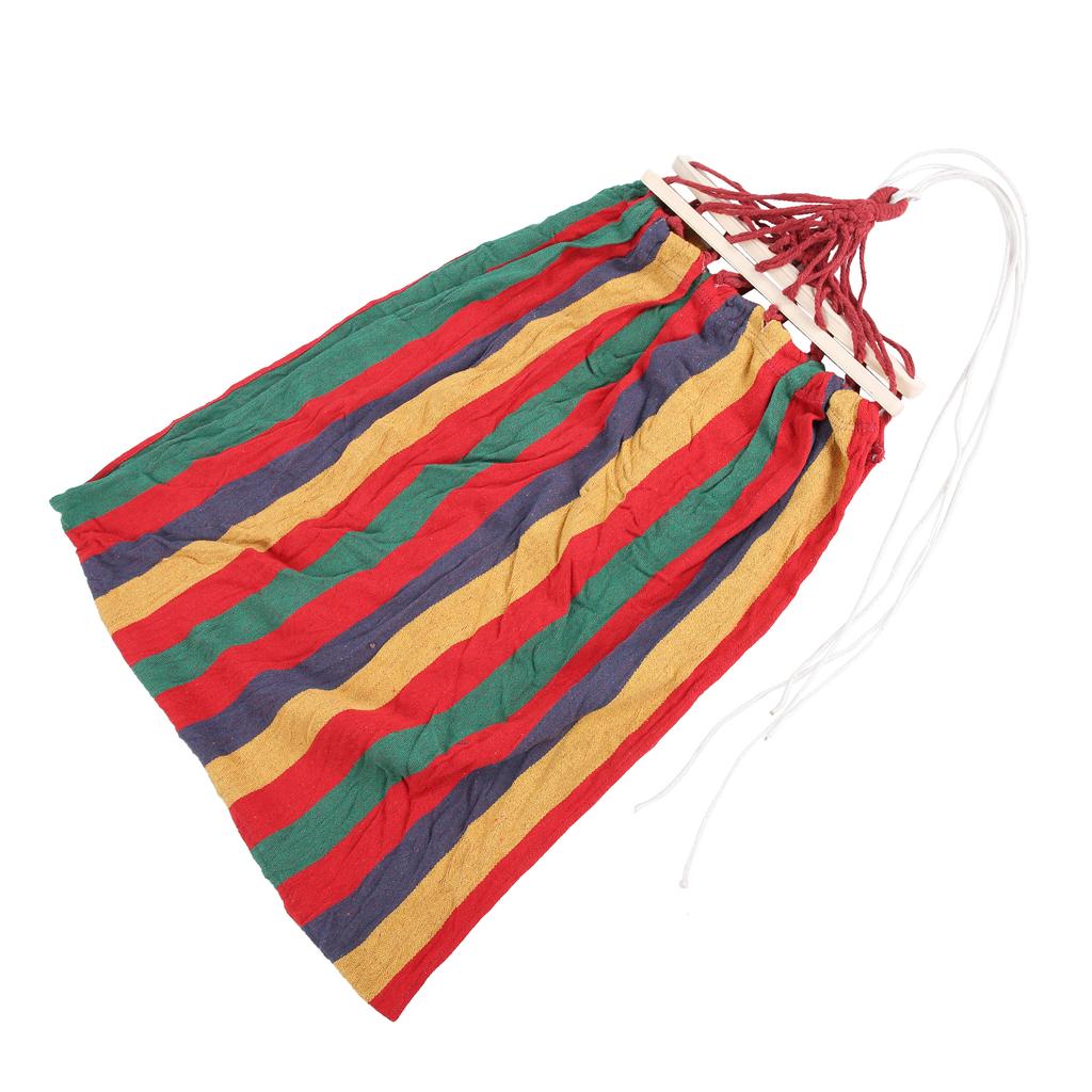 Leichte Campinghängematte Tragbare Outdoor-Reisehängematte mit Hartholz-Spreizstange