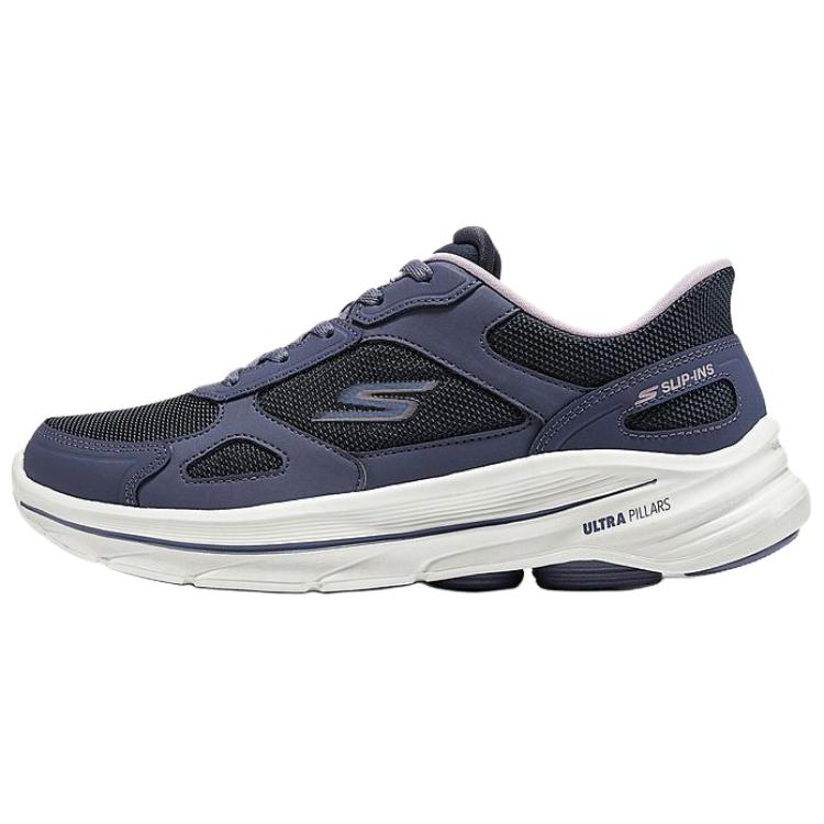 Skechers Go Walk Comfortable Stable Lightweight Walking Shoes Women sneaker Navy-Blue 125930-NVLV 38
