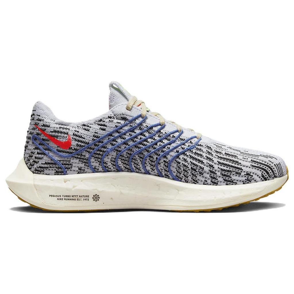 Nike Pegasus Turbo Next Nature Pure Platinum Bright Crimson Women's DM3414-002