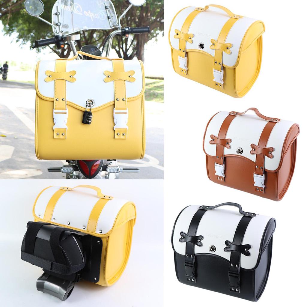 Retro Backrest Rear Hanging Bag for Electric Scooters and Bikes