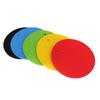 5Pcs Round 7 Inch Silicone Trivet Mat Heat Resistant Silicone Pot Holders Yellow Black Red Blue