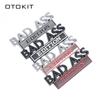 2pcs Metal BAD ASS Edition Emblem Sticker Decals Universal Auto Motorcycle Truck Styling 3D Fender Badge Decoration Accessories