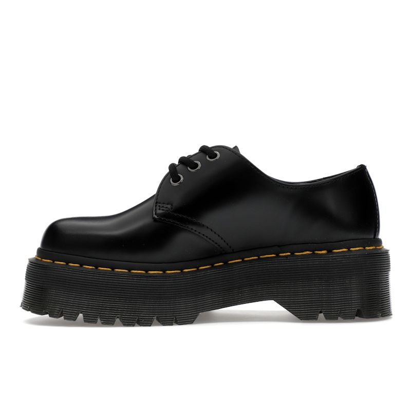 Dr. Martens 1461 Smooth Leather Platform Black Unisex Sneakers 25567001