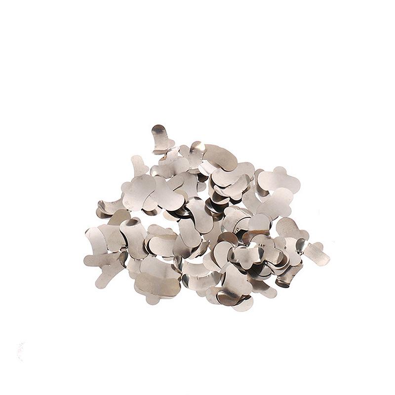 100Pcs/Set Dental Matrices Sectional Contoured Metal Matrix Bands Matrix Rings Full Teeth Replacement Dentsit Oral Care Tool