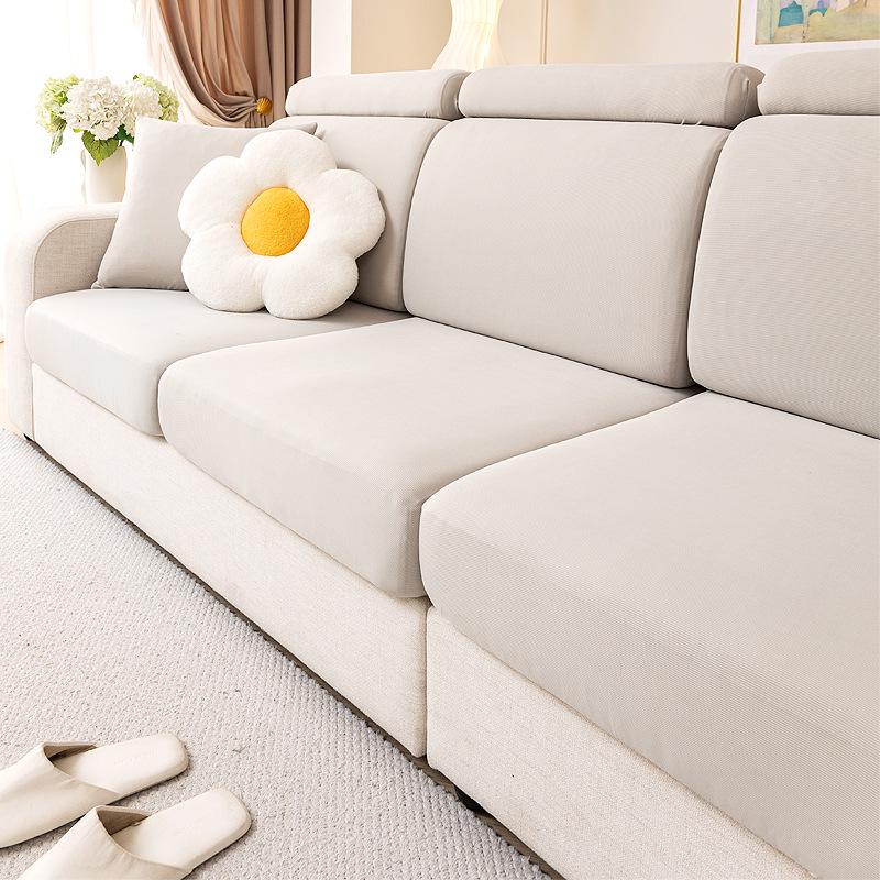 Universeller Sommer Eis Seide Sofabezug: Staubdicht, Anti-Katzenkratzer, Vollständige Umhüllung, Elastischer Überzug für Ledersofas.