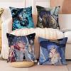 R-Roxy Migurdia Pillow Covers Cartoon Sofa Decorative Home Double-sided Printing Short Plush Cute Cushion Cover